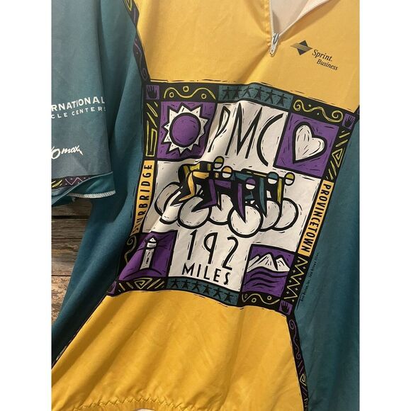 Mens Cycling Jersey PMC 192 Miles M/L Sturbridge Provincetown Boston Mass - Picture 6 of 13